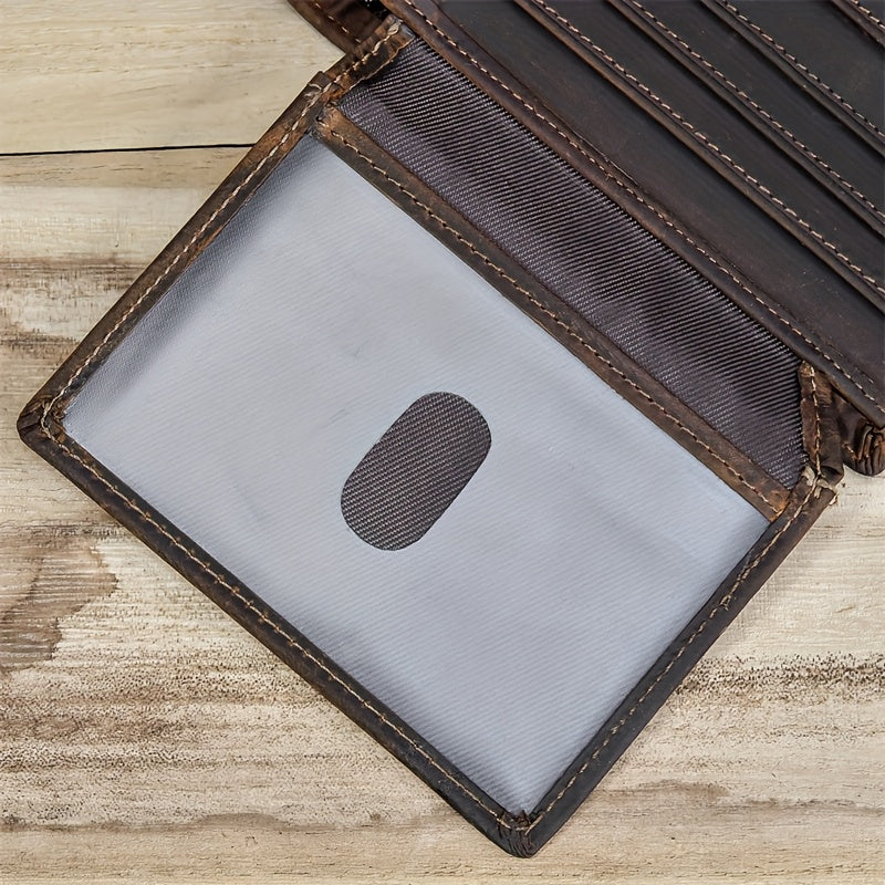 SecureGuard RFID Leather Wallet