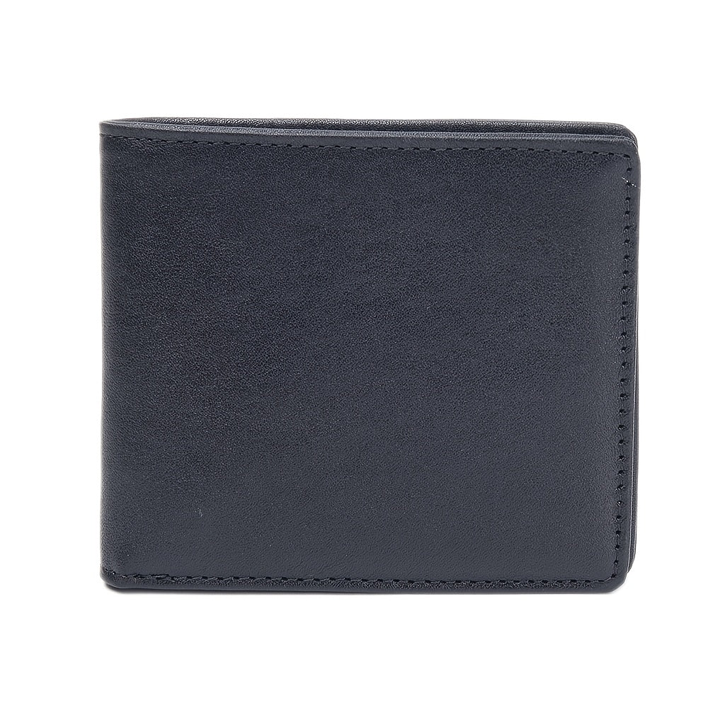 Carteira Masculina em Couro Legítimo com Fecho de Pressão - Porta-Cartões e Bolso para Dinheiro em Couro Bovino de Alta Qualidade, Cor para Uso Diário - Organizador de Dinheiro Durável e Estiloso para Uso Casual