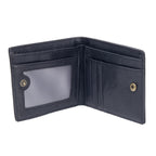 Carteira Masculina em Couro Legítimo com Fecho de Pressão - Porta-Cartões e Bolso para Dinheiro em Couro Bovino de Alta Qualidade, Cor para Uso Diário - Organizador de Dinheiro Durável e Estiloso para Uso Casual