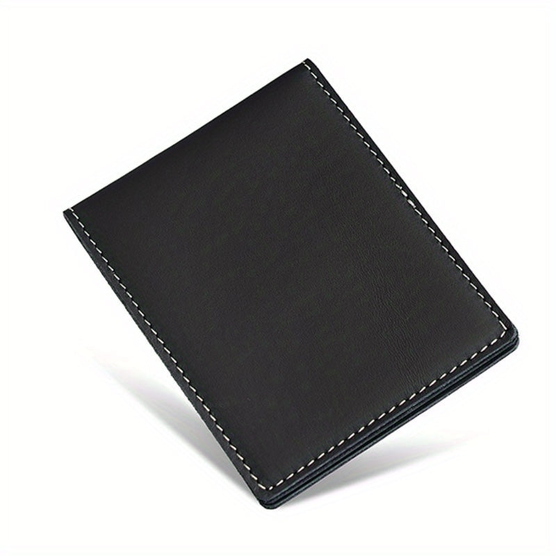 Carteira de pele genuína premium para homem, estilo empresarial, porta-cartões, porta-cartão de identificação, porta-cartão de condutor, porta-cartão de crédito, pele de camada superior, acessório de carteira