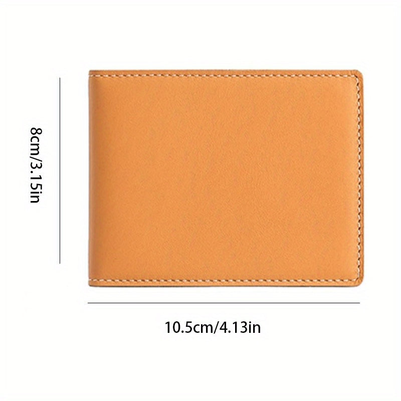 Carteira de pele genuína premium para homem, estilo empresarial, porta-cartões, porta-cartão de identificação, porta-cartão de condutor, porta-cartão de crédito, pele de camada superior, acessório de carteira