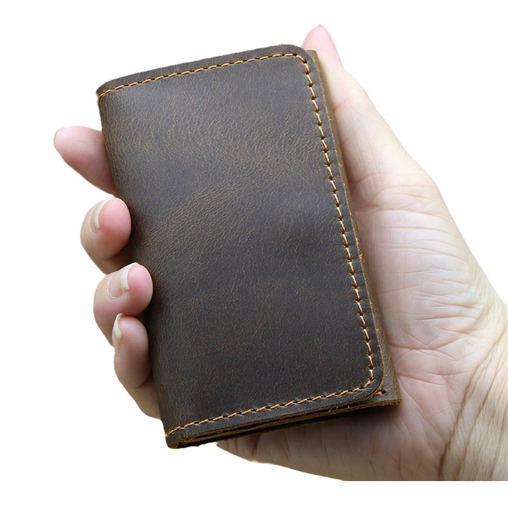 Classic Minimal Leather Card Holder
