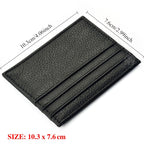 Minimalist Slim Leather Card Holder