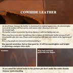 Carteira Masculina em Couro Crazy Horse Reparável, Carteira Masculina em Couro Crazy Horse de Alta Qualidade, Carteira de Negócios Horizontal Triplo Dobrável em Couro Genuíno, Carteira Casual Vintage em Couro