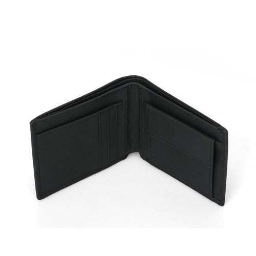 1pc Carteira RFID Anti-Roubo em Pele Genuína para Homens, Porta-Moedas e Porta-Moedas em Pele