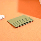 Porta-Cartões Unissex em Couro Legítimo, Estojo para Cartões de Crédito e Cartões de Visita, Design Minimalista, Couro Bovino de Alta Qualidade, Ideal para Uso Diário e Profissional, Presente de Negócios Perfeito, Melhor Presente para Homens