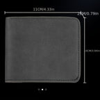 Carteira Masculina Tripla em Couro Legítimo, Múltiplos Compartimentos para Cartões, Ideal Para Uso Profissional ou Lazer, Design Seguro e Prático com Preenchimento de Poliéster, Ótima Opção Diária, Essencial Pra Viagem, Acessório Estiloso, Carteira Minimalista, Material Premium, Alta Qualidade do Couro, Formato Fino, Porta-Cartão Elegante, Moda Masculina, Presente Perfeito