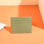 Porta-Cartões Unissex em Couro Legítimo, Estojo para Cartões de Crédito e Cartões de Visita, Design Minimalista, Couro Bovino de Alta Qualidade, Ideal para Uso Diário e Profissional, Presente de Negócios Perfeito, Melhor Presente para Homens