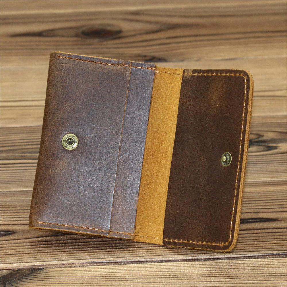 Classic Minimal Leather Card Holder