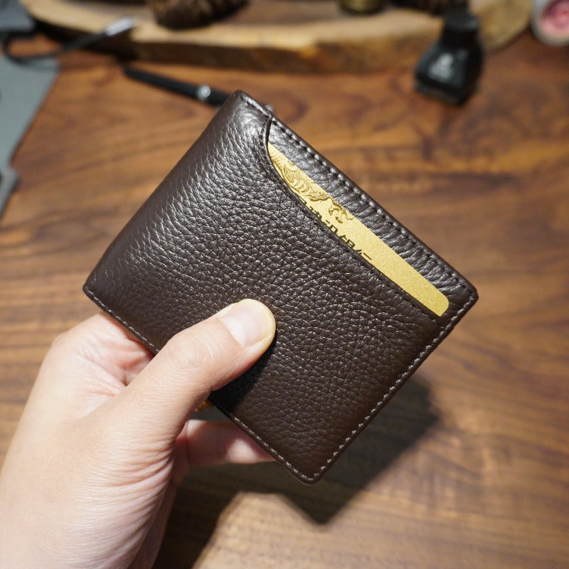 Heritage Vertical Leather Wallet