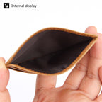 Carteiras de Couro Genuíno para Homem e Mulher, Feitas de Couro Encerado, Com Porta-Cartões de Crédito e Porta-Moedas Vintage em Pele de Vaca, Perfeitas para Presentes de Black Friday, Natal e Ação de Graças