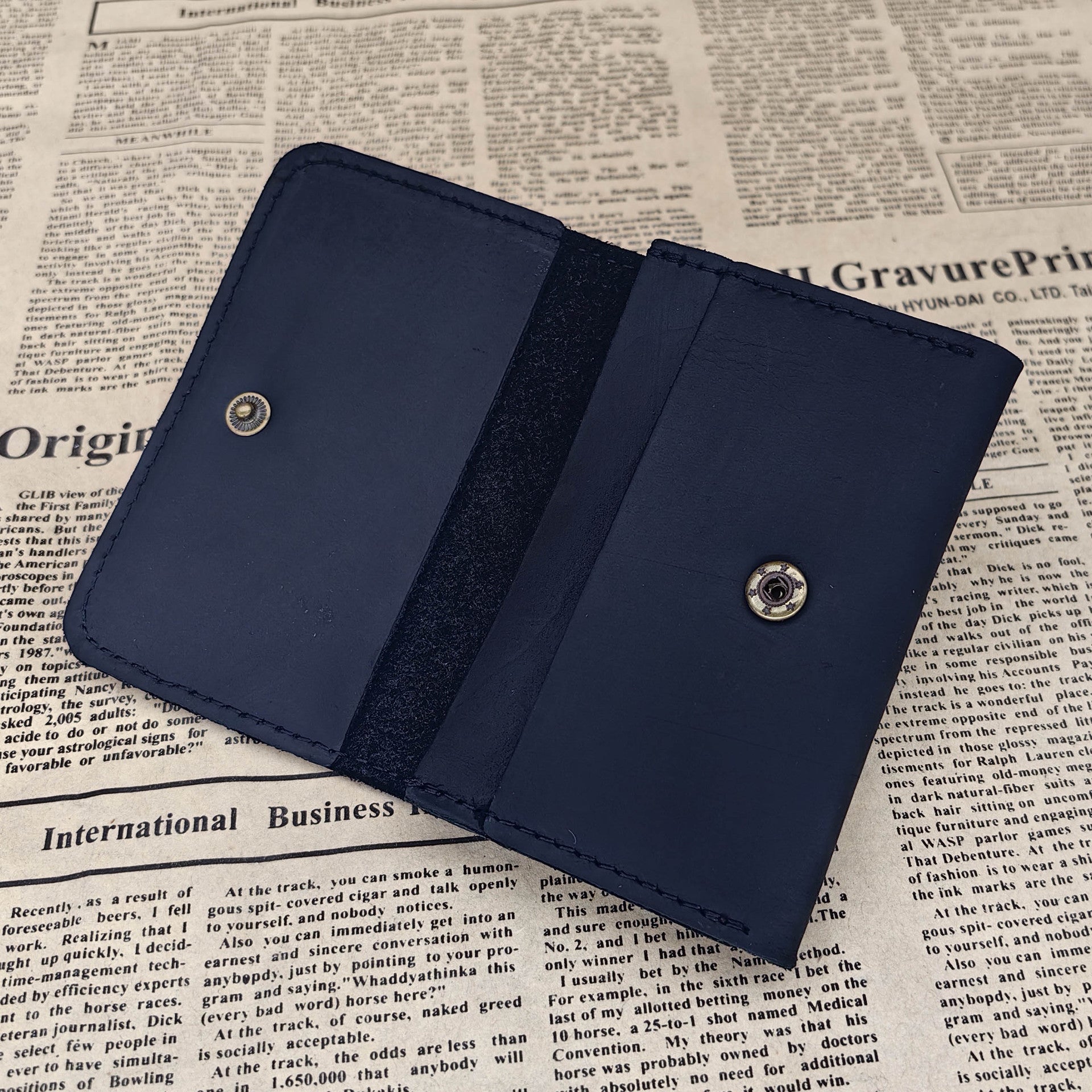 Classic Minimal Leather Card Holder