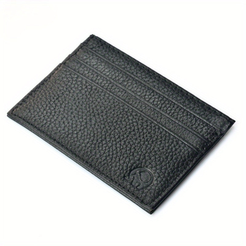 Minimalist Slim Leather Card Holder