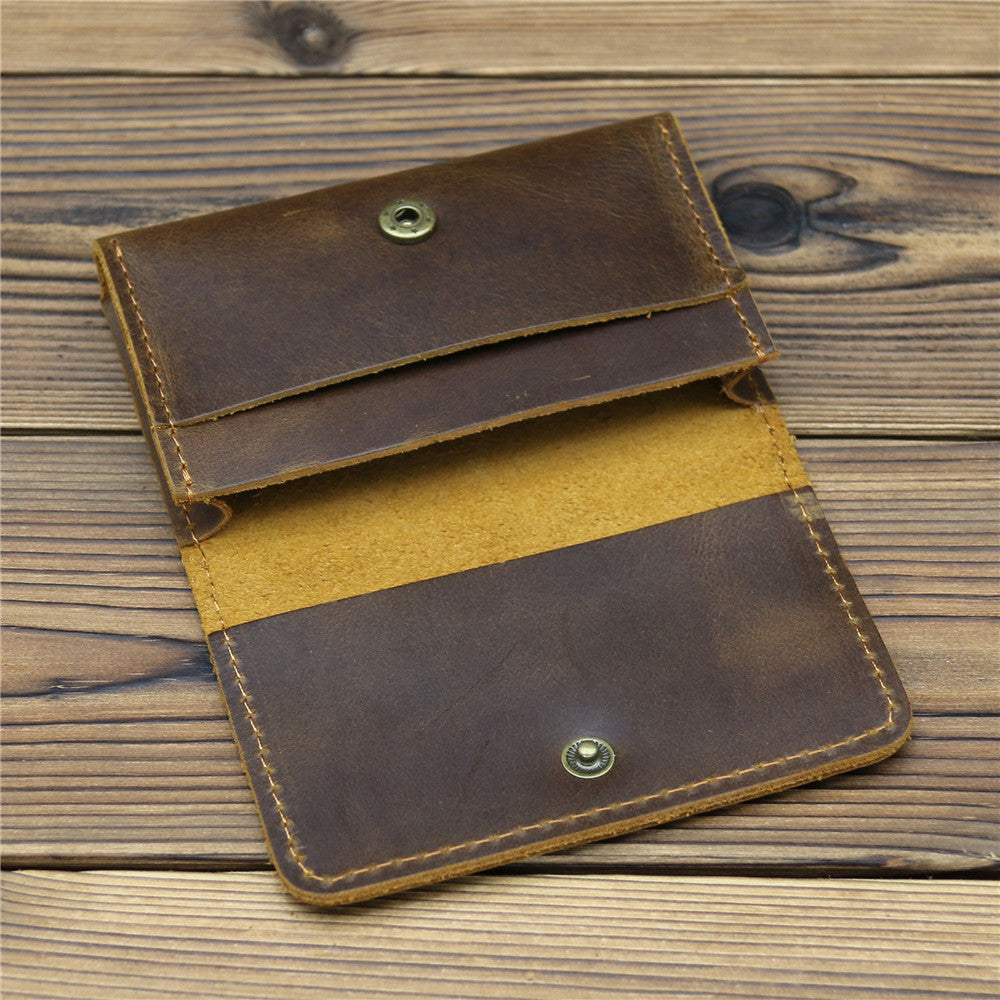 Classic Minimal Leather Card Holder