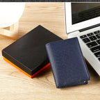 Carteira Masculina Ultra-Fina Feita de Genuína, Projetada para Várias Cartões e com Proteção Anti-Roubo