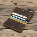 Classic Minimal Leather Card Holder
