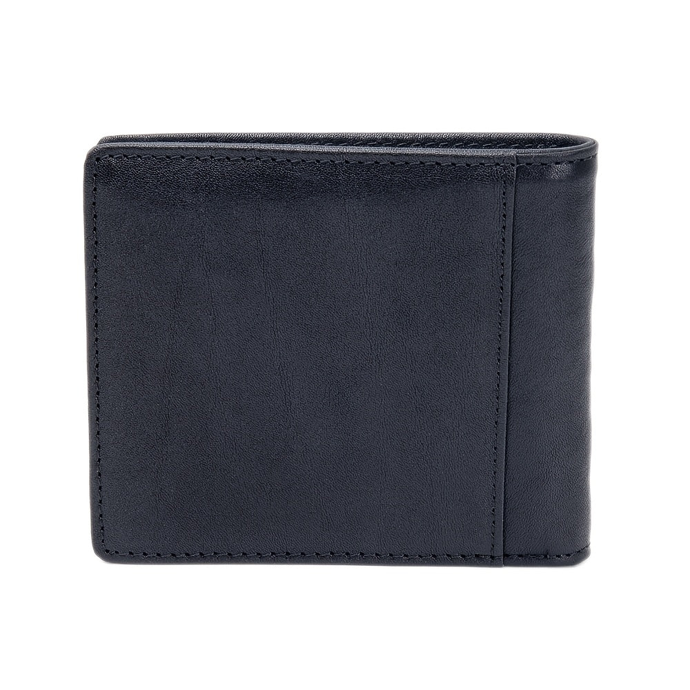 Carteira Masculina em Couro Legítimo com Fecho de Pressão - Porta-Cartões e Bolso para Dinheiro em Couro Bovino de Alta Qualidade, Cor para Uso Diário - Organizador de Dinheiro Durável e Estiloso para Uso Casual