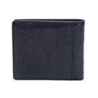 Carteira Masculina em Couro Legítimo com Fecho de Pressão - Porta-Cartões e Bolso para Dinheiro em Couro Bovino de Alta Qualidade, Cor para Uso Diário - Organizador de Dinheiro Durável e Estiloso para Uso Casual