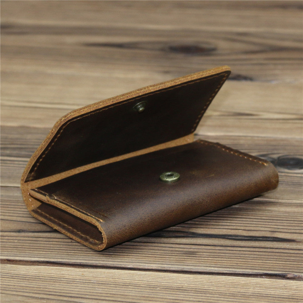 Classic Minimal Leather Card Holder